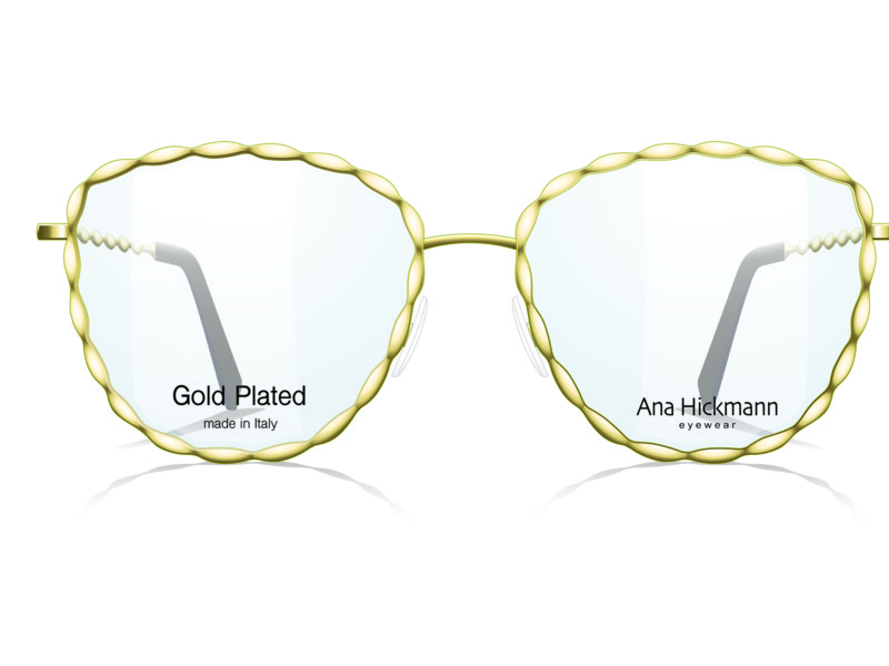 Ana Hickmann Eyewear lanceert 24K Gold Plated Edition