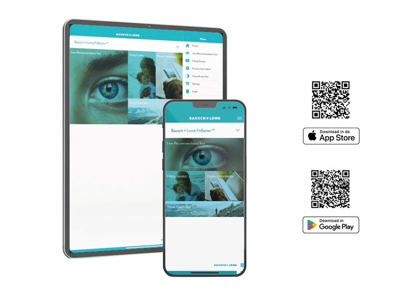 Nieuwe app Bausch + Lomb: snel en nauwkeurig lenzen aanpassen