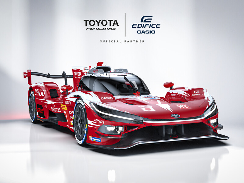 Edifice en TOYOTA RACING slaan handen ineen