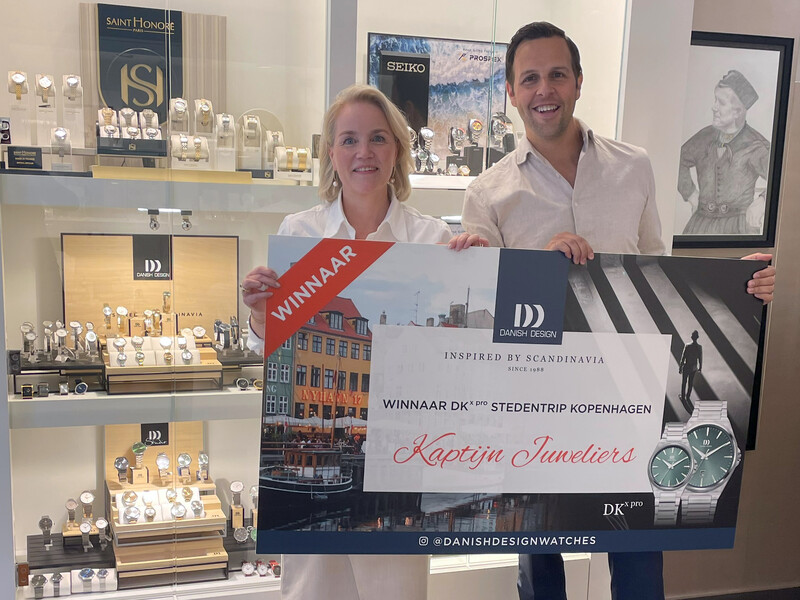 Danish Design verrast Kaptijn Juweliers met hoofdprijs DKx Pro-actie