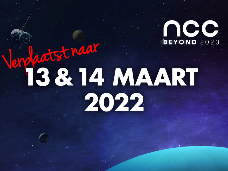 NCC2020 verplaatst naar 13 & 14 maart 2022